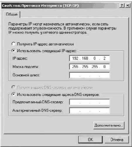 Интернет через Ethernet