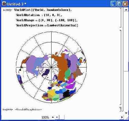 Географические и картографические данные — WortdData, WorldNames и WorldPlot
