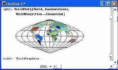 Географические и картографические данные — WortdData, WorldNames и WorldPlot