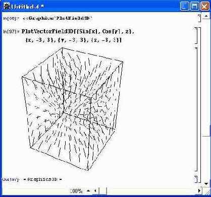 Представление полей в пространстве — PlotField3D